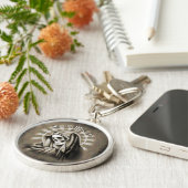 サンタMuerte キーホルダー (側面)