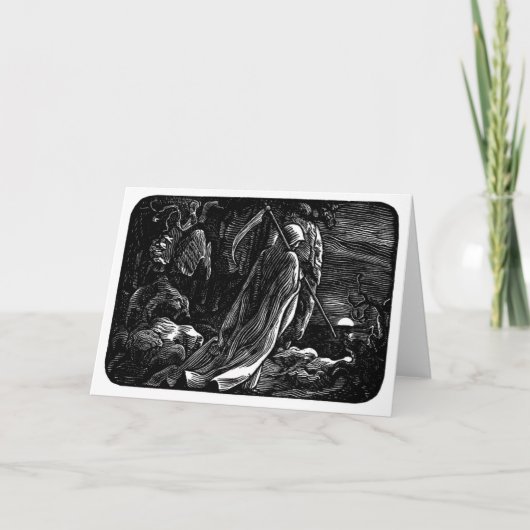 サンタMuerte (メキシコ死神) シーズンカード (正面)