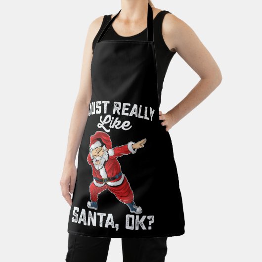 サンタOK家族のクリスマスが大好き エプロン (インサイチュ)