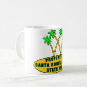 サンタRositaのビーチの州立公園 コーヒーマグカップ (正面左)