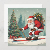サンタSKIS Aフラットカード (正面/裏面)