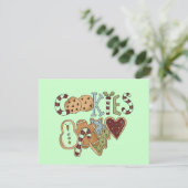 サンタTシャツとギフト用Cookie シーズンカード (スタンド正面)