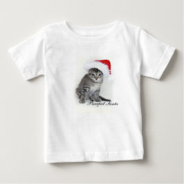 サンタTシャツを目的とする ベビーTシャツ