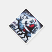 サンタTシャツ スタンダードカクテルナプキン (角)