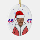 サンタT 45-47クリスマスオーナメント セラミックオーナメント (右)
