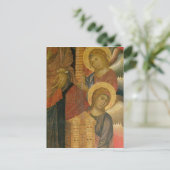 サンタTrinitaの祭壇の背後の飾りからの天使 シーズンポストカード (スタンド正面)