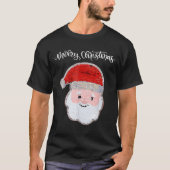サンタUglの女の子と男の子のフリップシークインのためのクリスマス Tシャツ (正面)
