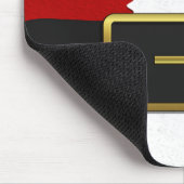 サンタUpcloseのマウスパッド マウスパッド (コーナー)