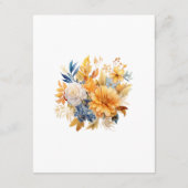 サンダイアル フローラル ウェディング ゲスト 詳細 エンクロージャーカード (裏面)