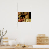 サンダイヤルとバニタス, c.1626-40 ポスター (キッチン)