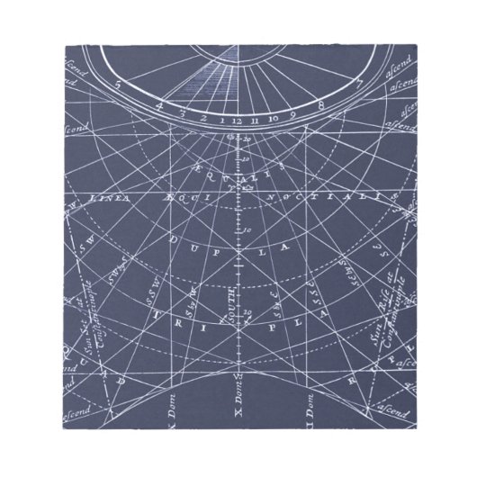 サンダイヤルの建築(1700) ノートパッド (正面)