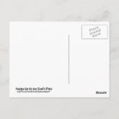 サンダイヤルを訪れる黄色いカタツムリ ポストカード (裏面)