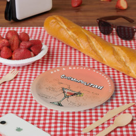 サンダウナーコスモポリタンパーティー ペーパープレート