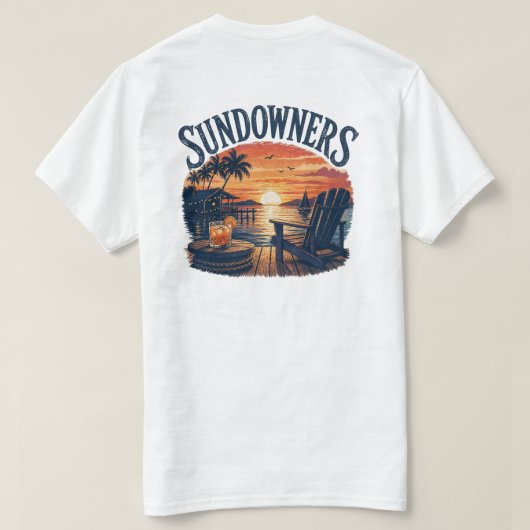 サンダウナーズ Tシャツ (デザイン裏面)