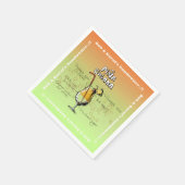 サンダウナーピナコラダカクテルパーティー スタンダードカクテルナプキン (角)