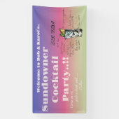 サンダウナーブルータホカクテルパーティー 横断幕 (縦)