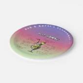 サンダウナーブルーハワイパーティー紙プレート ペーパープレート (アングル)