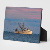 サンダウンで金切り声 フォトプラーク (側面)