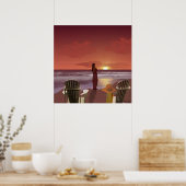 サンダウンプリント ポスター (キッチン)