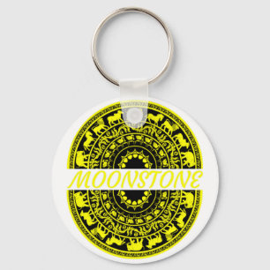 サンダカダパハナ – スリランカ伝統的ムーンストーン キーホルダー