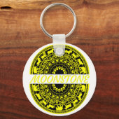 サンダカダパハナ – スリランカ伝統的ムーンストーン キーホルダー (正面)