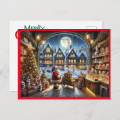 サンダクロースおもちゃ店 シーズンポストカード (正面/裏面)