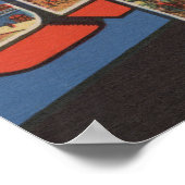 サンダスキー，オハイオ – レイクエリー – シーダーポイント ポスター (角)