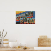 サンダスキー，オハイオ – レイクエリー – シーダーポイント ポスター (キッチン)