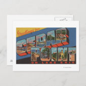 サンダスキー,オハイオ – レイクエリー – シーダーポイント ポストカード (正面/裏面)