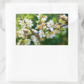 サンダップ春ホーソーン 長方形シール (バッグ)