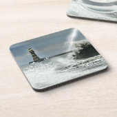 サンダランド- Rokerの桟橋及び灯台 コースター (左側)