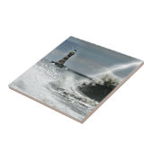 サンダランド- Rokerの桟橋及び灯台 タイル (側面)