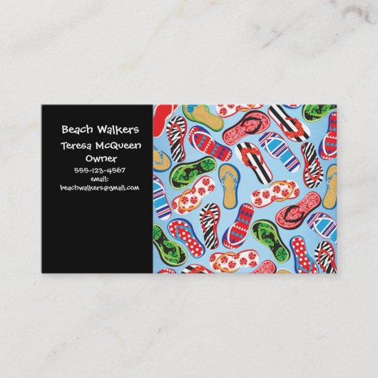 サンダルの双安定回路の名刺 名刺 (正面)