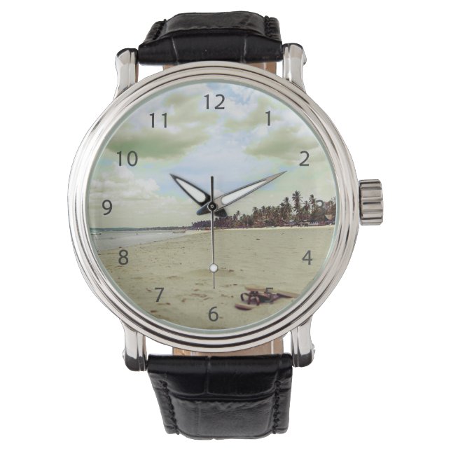 サンダルオントロピカルビーチ 腕時計 (正面)