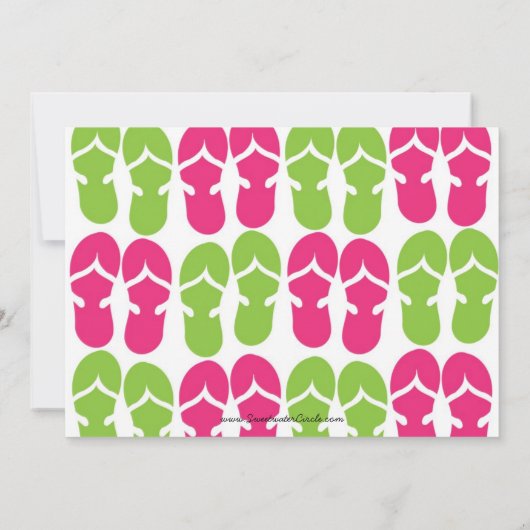 サンダルソイリー 招待状 (裏面)