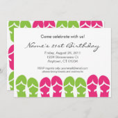 サンダルソイリー 招待状 (正面/裏面)