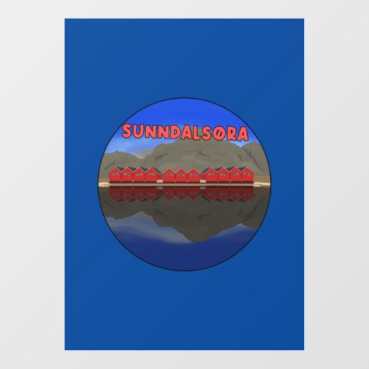 サンダルソラノルウェー ウィンドウサイン (シート)