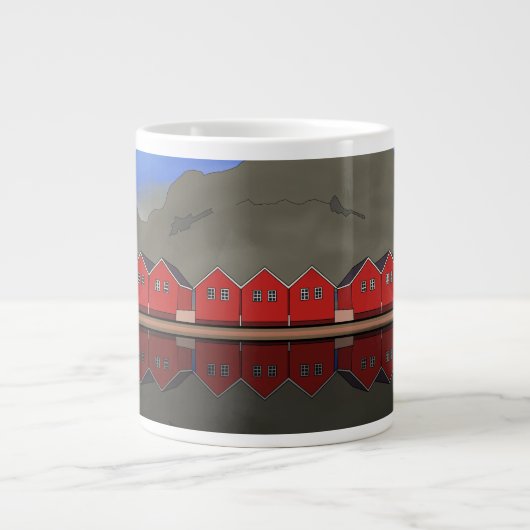 サンダルソラノルウェー ジャンボコーヒーマグカップ (正面)