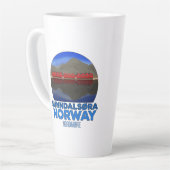 サンダルソラノルドモレノルウェー カフェラテマグ (左アングル)