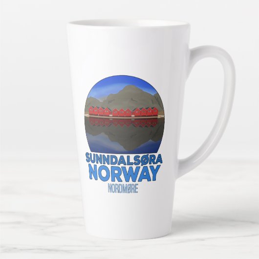 サンダルソラノルドモレノルウェー カフェラテマグ (右)