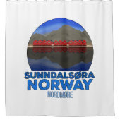 サンダルソラノルドモレノルウェー シャワーカーテン (正面)
