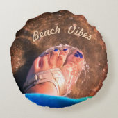 サンダルビーチビーブスサーキュラーピロー ラウンドクッション (裏面)