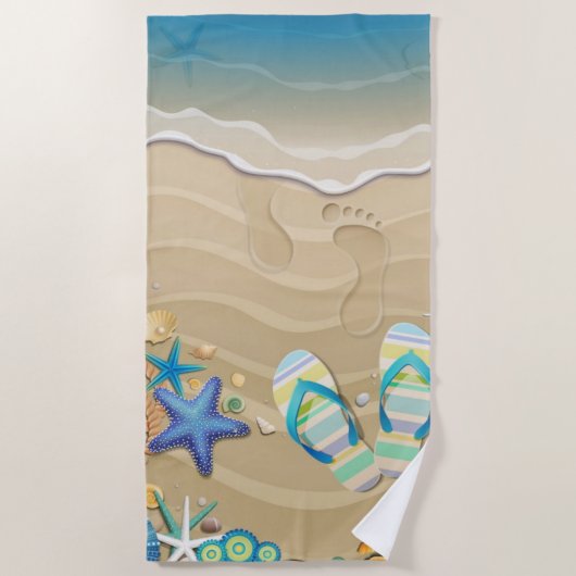 サンダルビーチ ビーチタオル (正面)