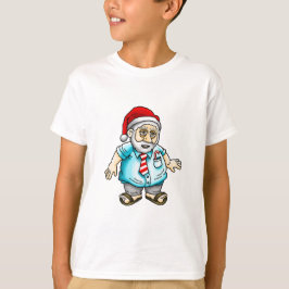 サンダル姿のサンタクロース Tシャツ