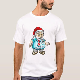 サンダル姿のサンタクロース Tシャツ
