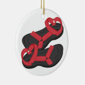 サンダル セラミックオーナメント (右)