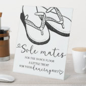 サンダル・ボックス、サンダル、ソールメイト、サングラス・サイン、 台座サイン (インサイチュ)