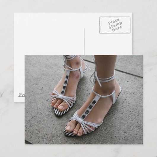 サンダル ポストカード (正面/裏面)