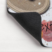 サンダル、貝類、ヒトデのビーチ マウスパッド (コーナー)