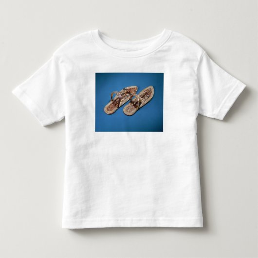サンダル、Tutankhamunの新しい王国の墓 トドラーTシャツ (正面)